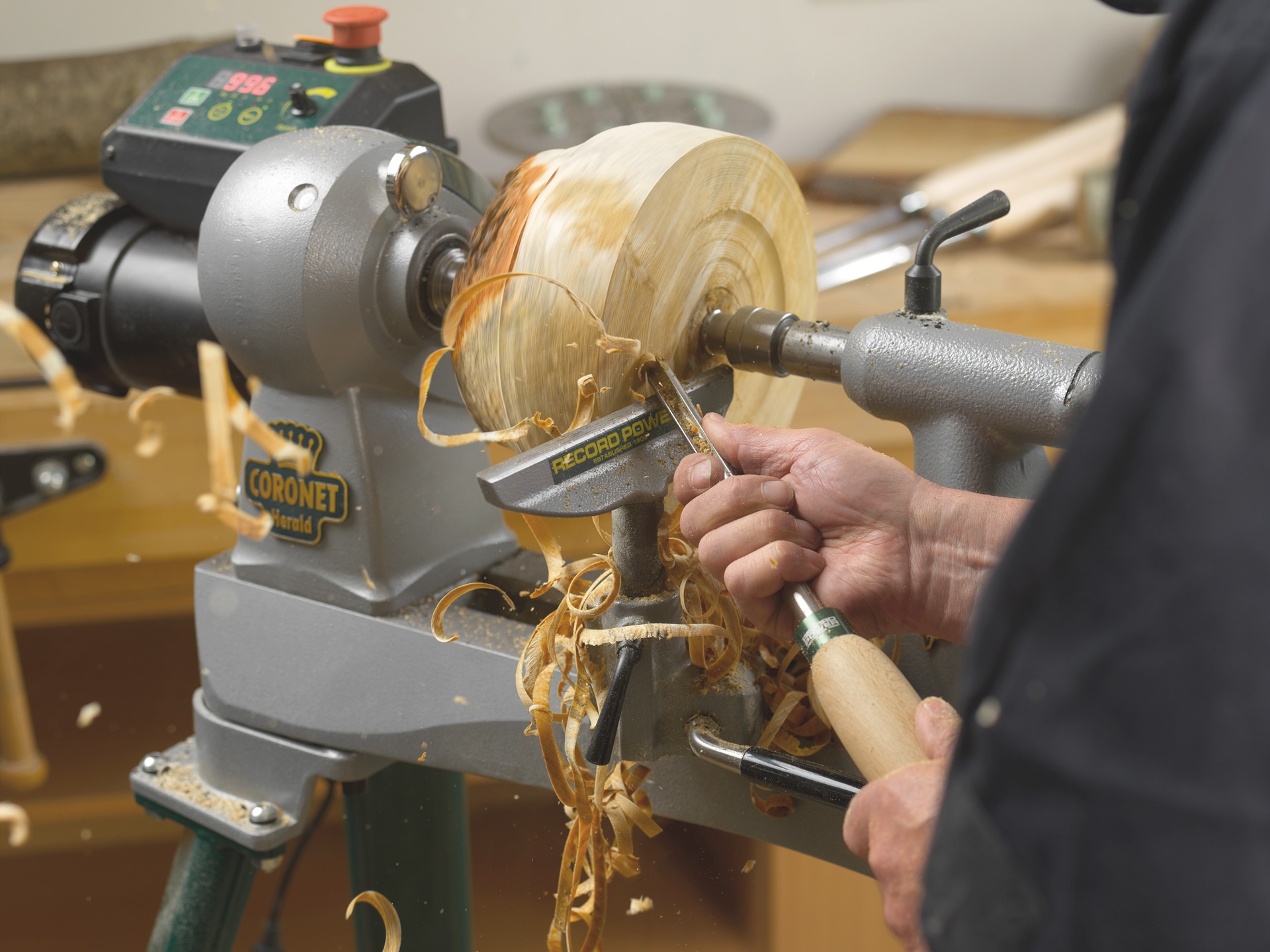 RECORD POWER CORONET HERALD Drechselmaschine SET