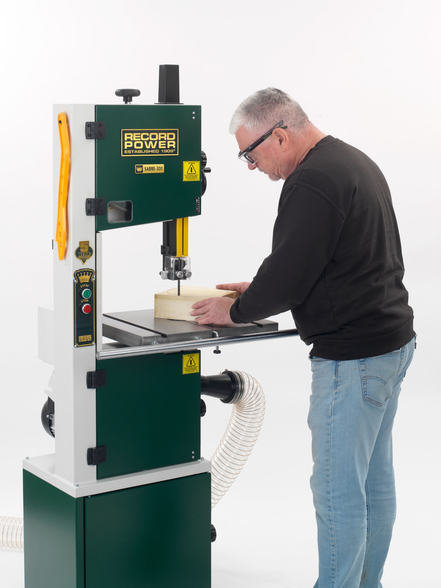 RECORD POWER Bandsäge SABRE 300 Aktionsset