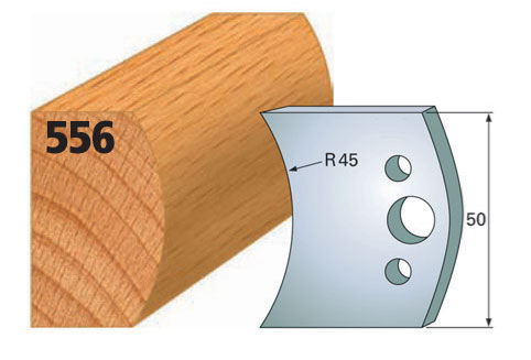 Profilmesser, B= 50 mm (1 Paar) Nr. 556