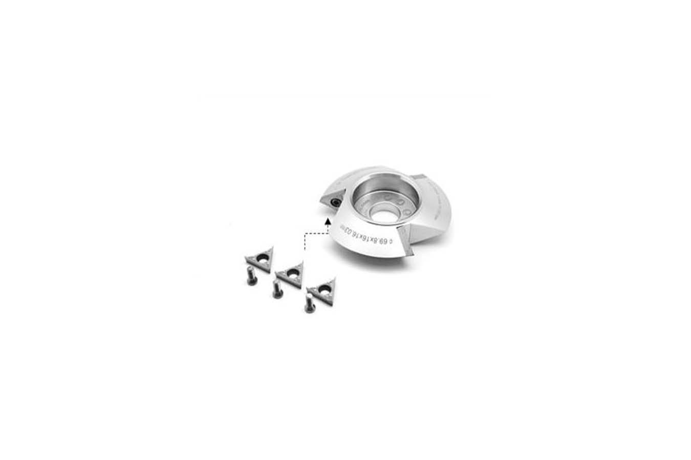 MANPA TOOLS 3"-Frässcheibe mit dreieckigen Schneiden