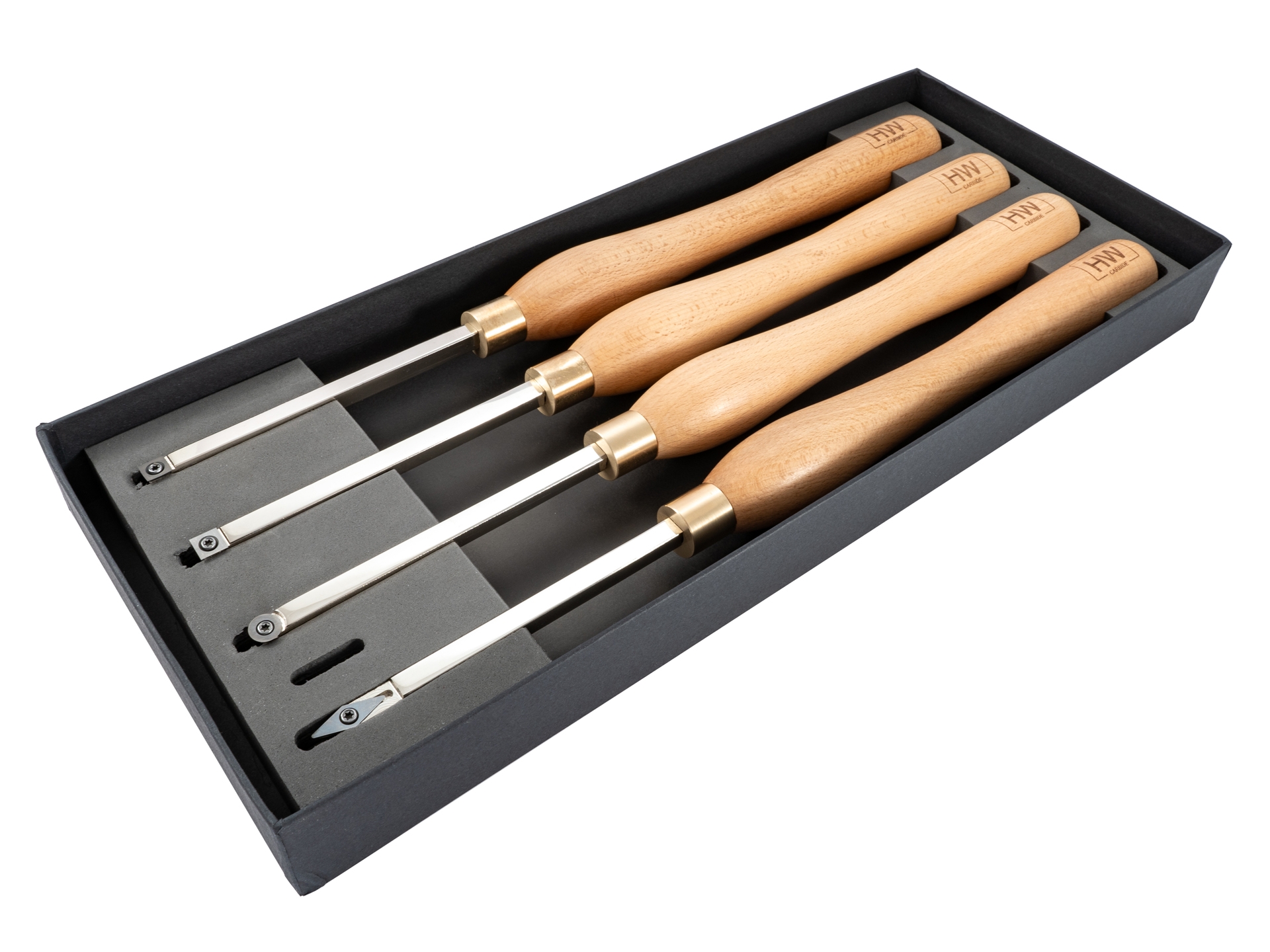 BASIC-LINE Schaber HW - Karbid SET 4-teilig