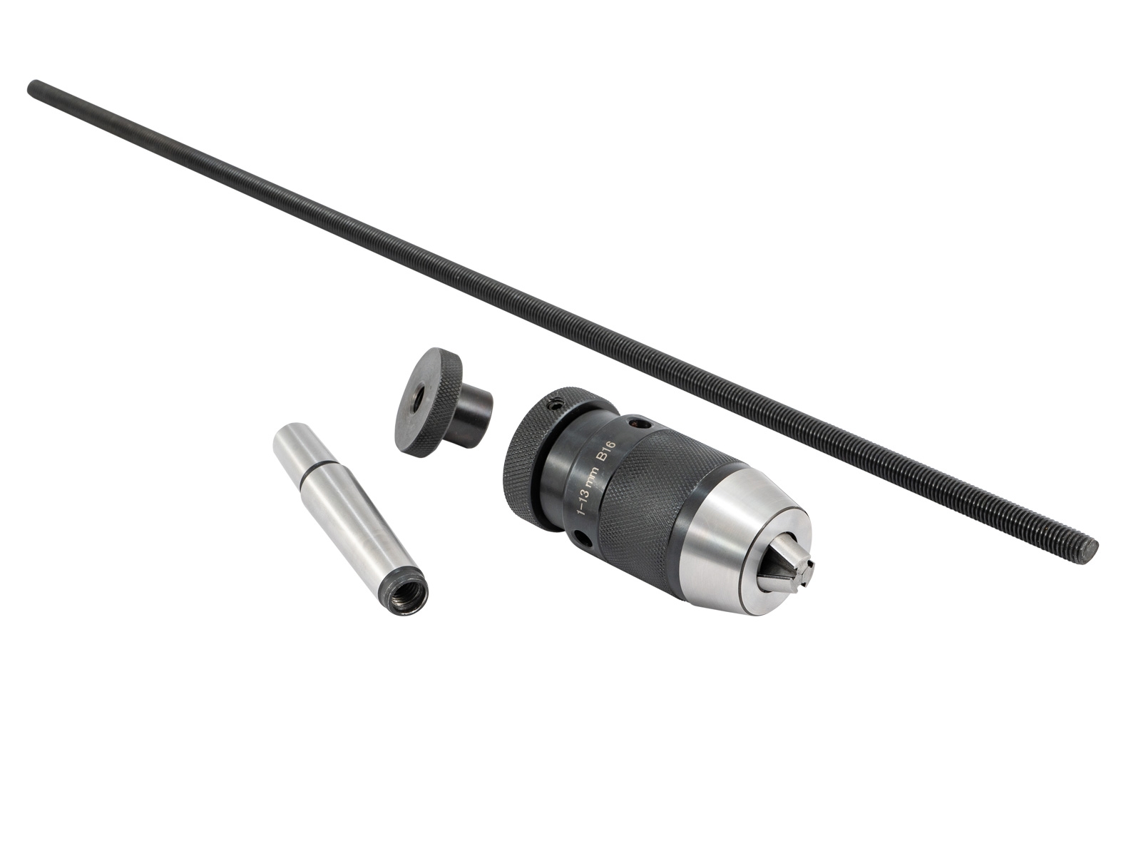 DRECHSELMEISTER Schnellspannbohrfutter B16 mit Sicherungs SET