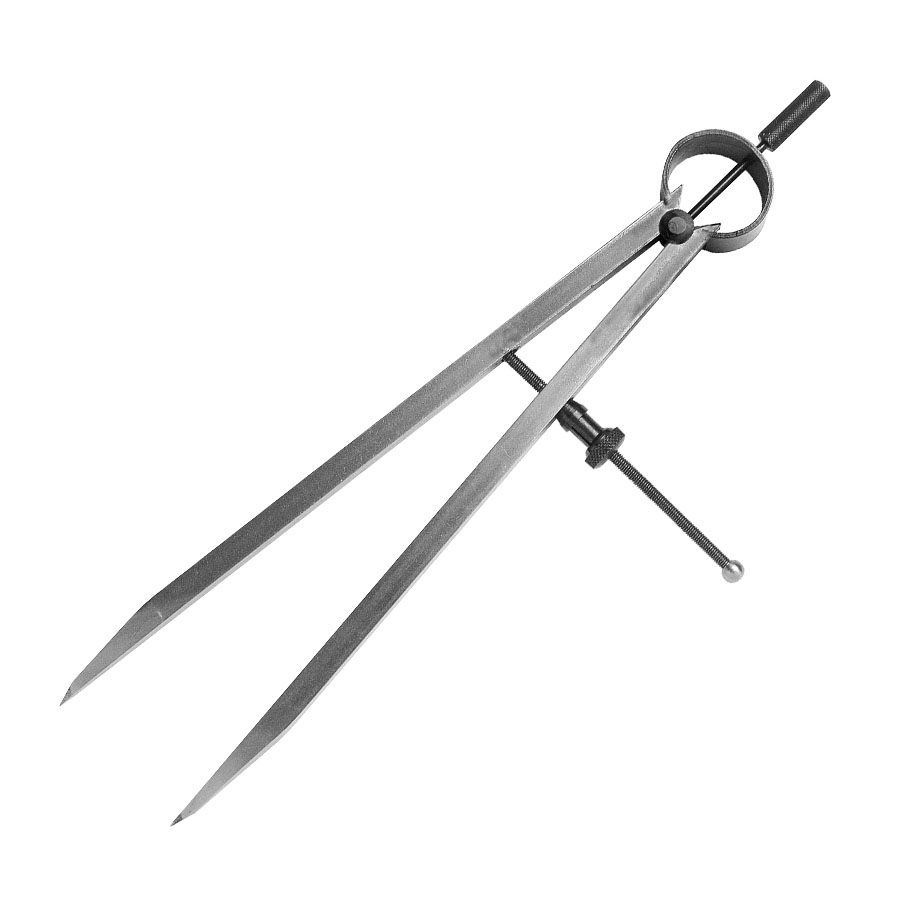 Federspitzzirkel mit Schnellspannmutter, 150 mm