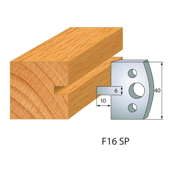 Profilmesser, B= 40 mm (1 Paar) Nr. 16