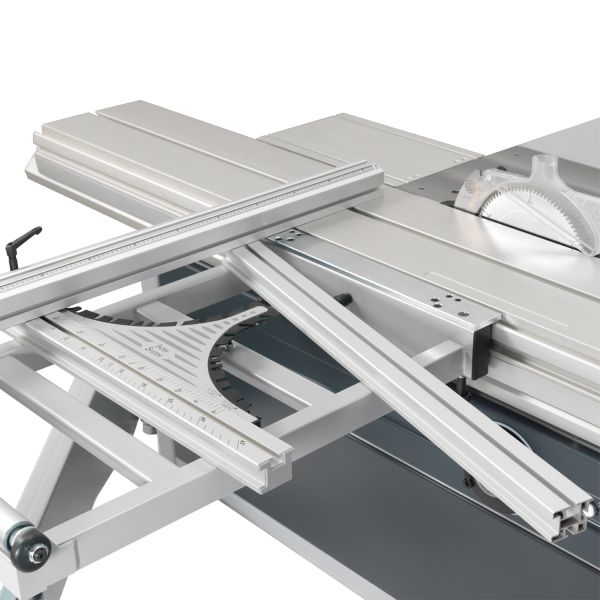 Zweite Auflageschiene am Auslegertisch