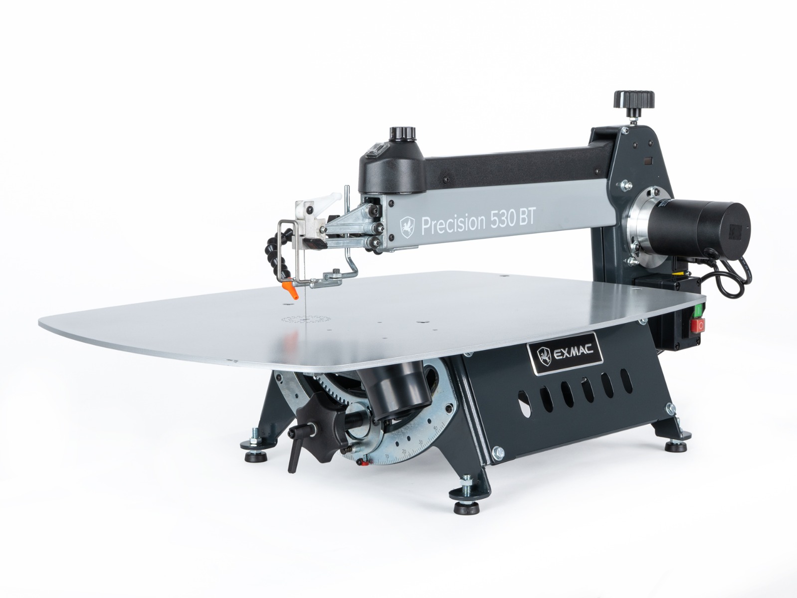EXMAC Dekupiersäge PRECISION 530BT „Big Table” mit Untergestell