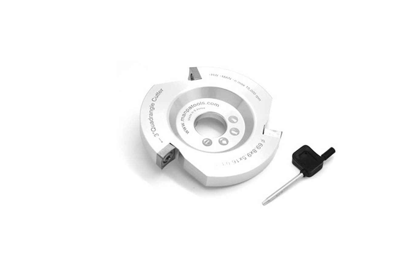 MANPA TOOLS 3"-Frässcheibe mit quadratischen Schneiden