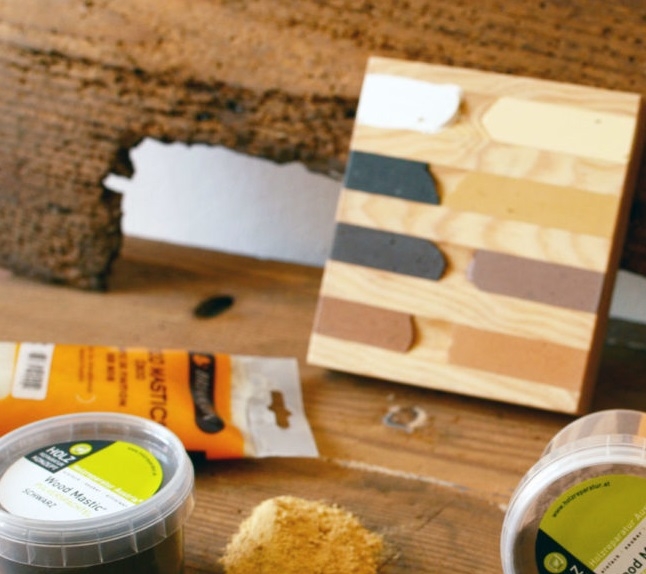 HOLZREPARATUR Woodfiller Pulverspachtel - SCHWARZ  1 Kg