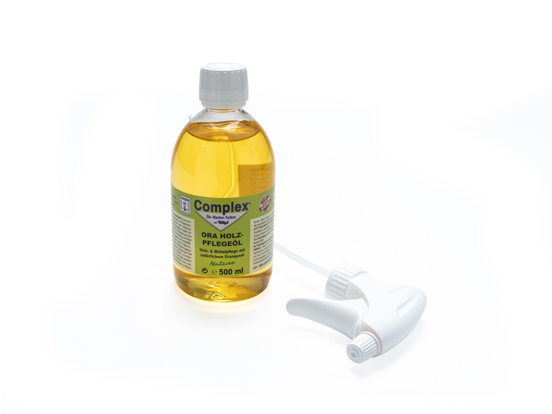 COMPLEX Holzpflegeöl ORA 0,25 l mit Sprüher
