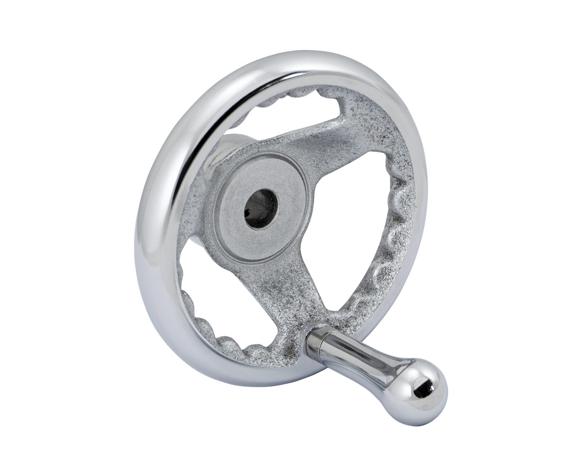 DRECHSELMEISTER Handrad GROSS / 125 mm für MIDI Tischdrechselbänke