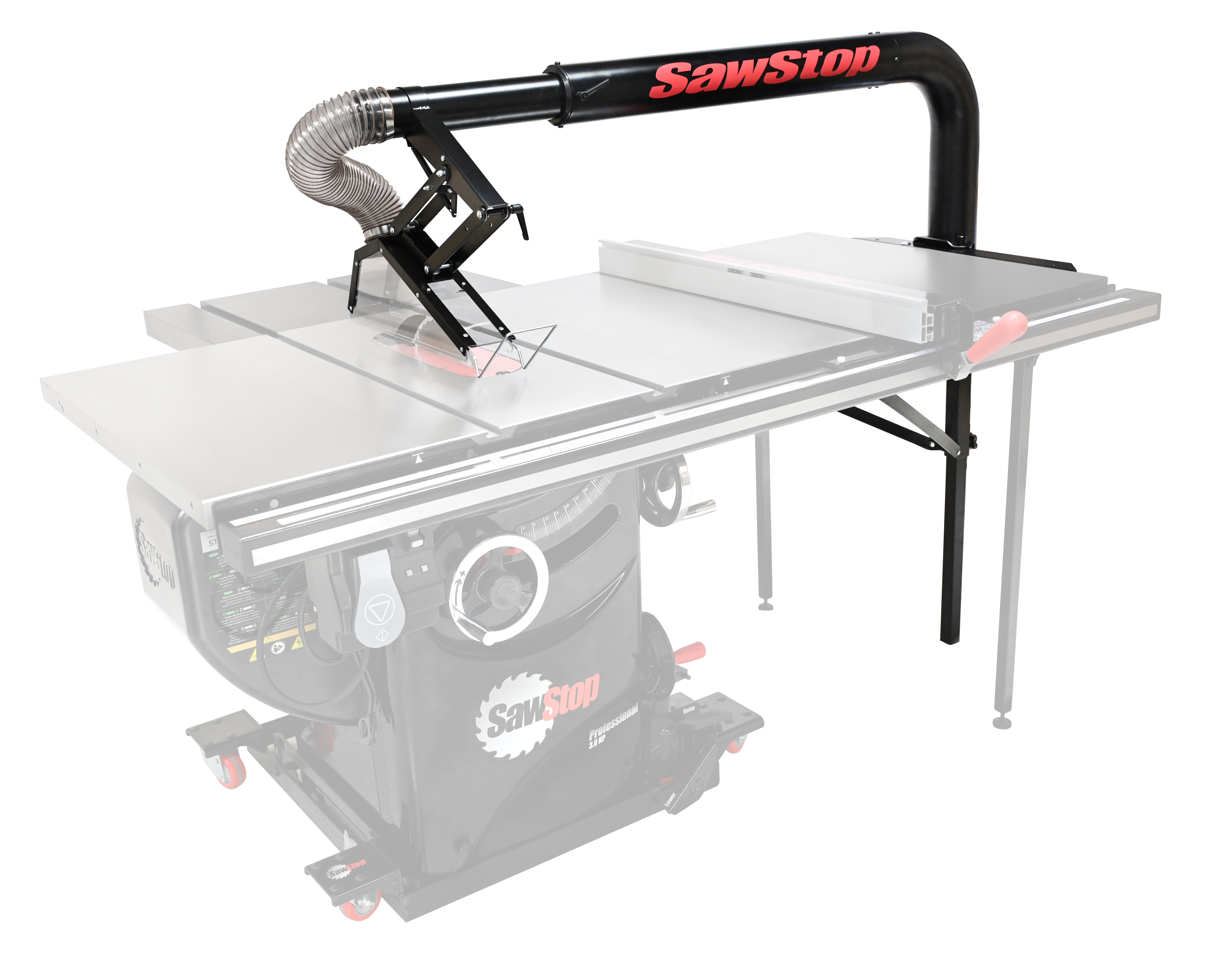 SawStop Schwenkbare Staubabsaugvorrichtung