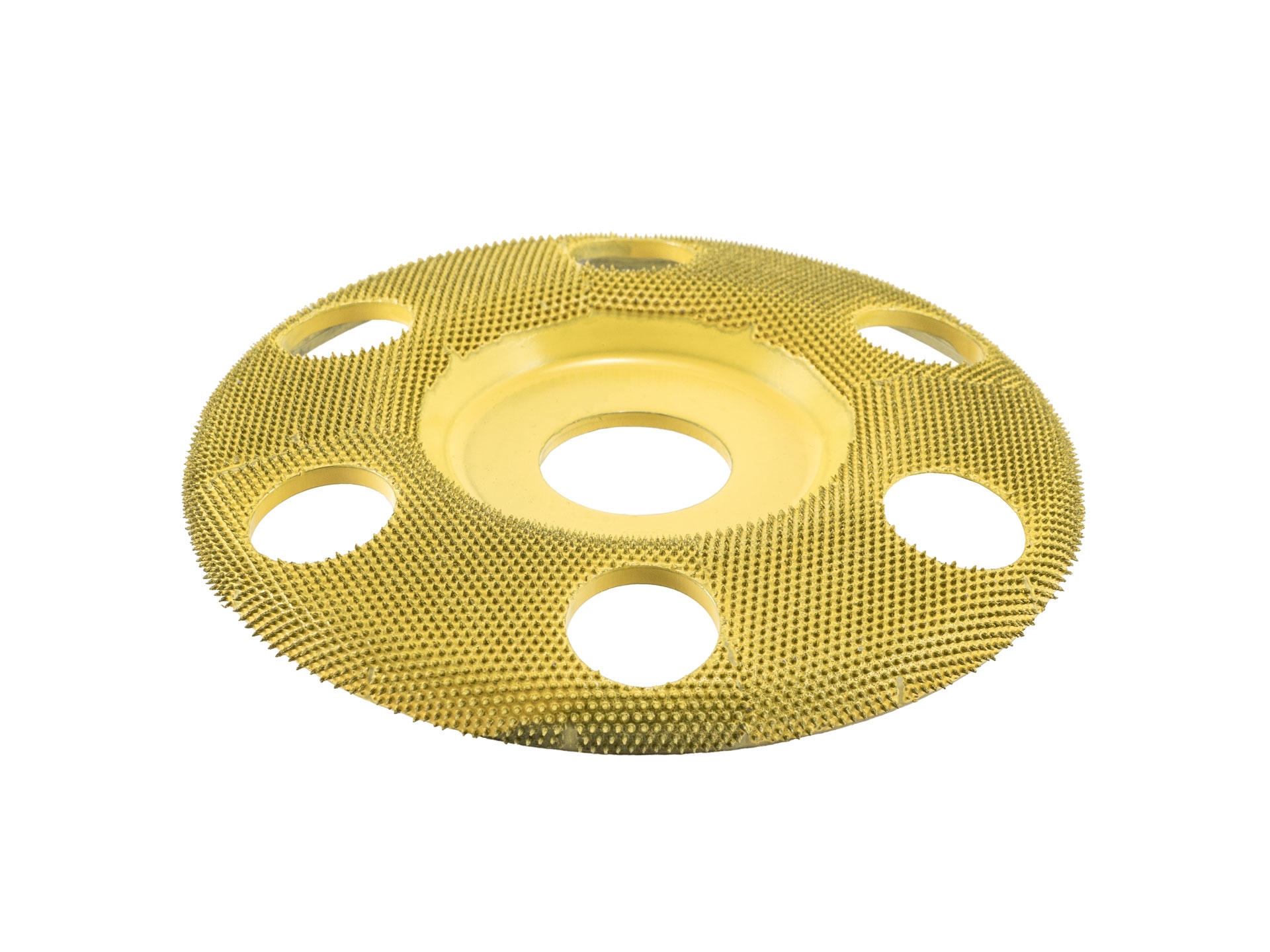 SABURRTOOTH 100 mm Frässcheibe, flach, gelocht, fein/gelb