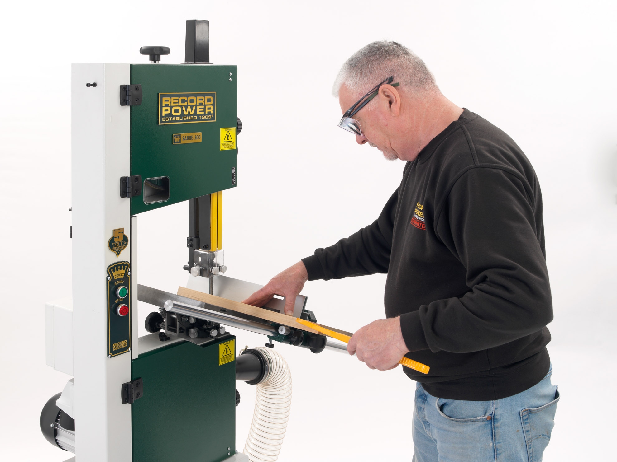 RECORD POWER Bandsäge SABRE 300 Aktionsset