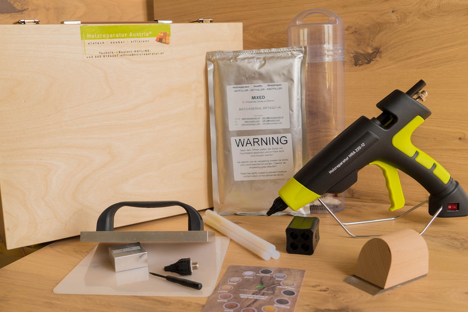 HOLZREPARATUR PA Profi Komplett-SET