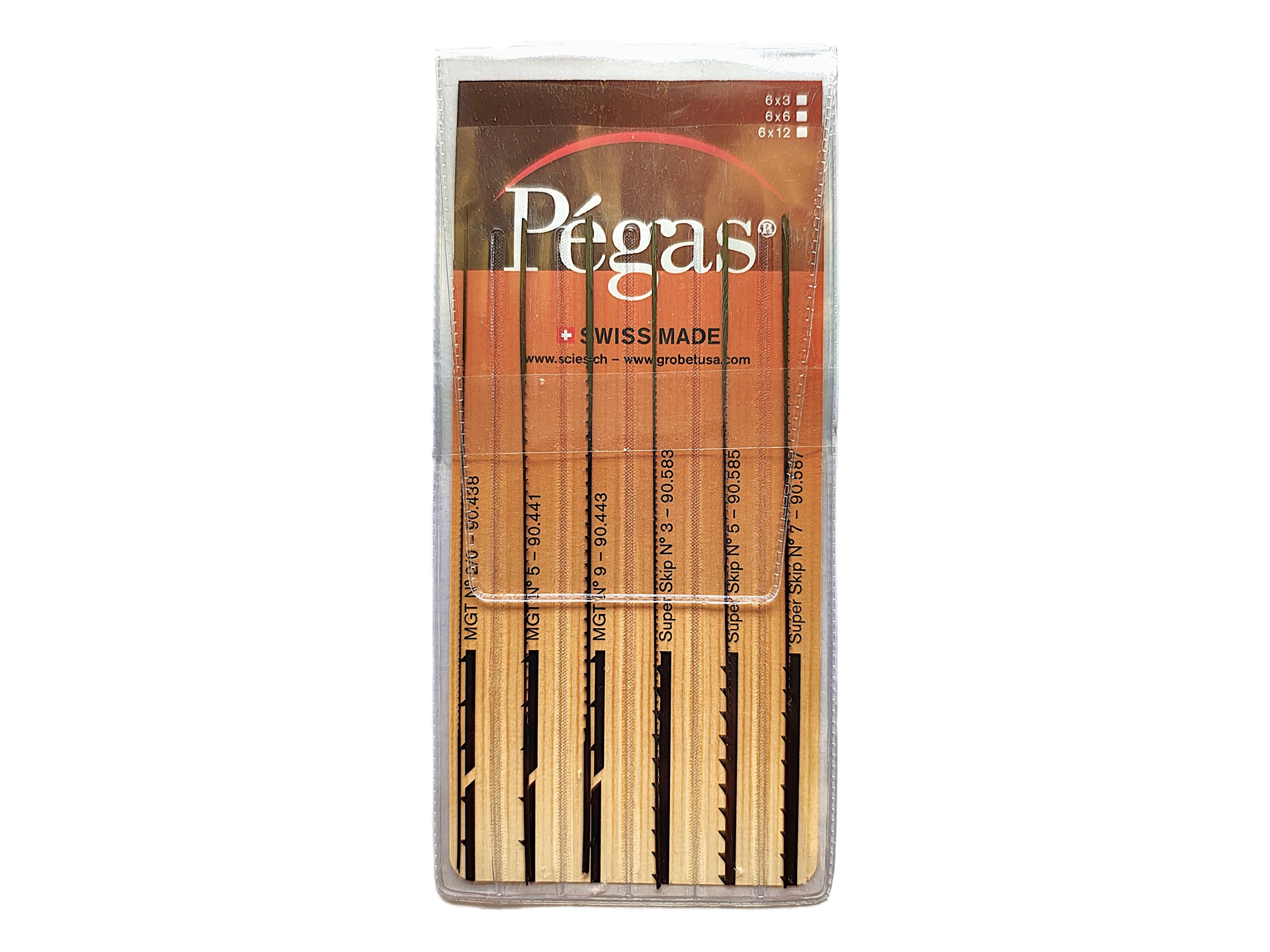 PEGAS Laubsägeblätter SET 90.6X6EX
