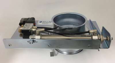 Absperrschieber elektropneumatisch