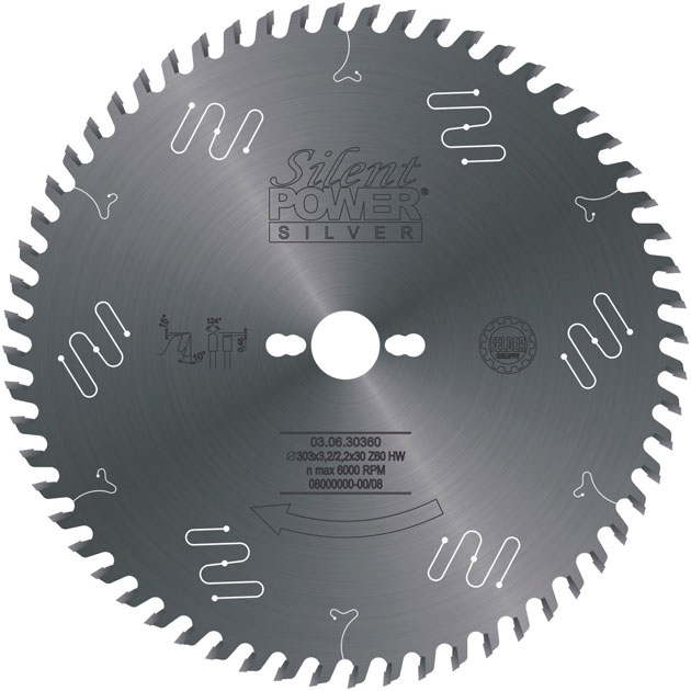 HW-Dach-Hohlzahn Sägeblatt D=350mm