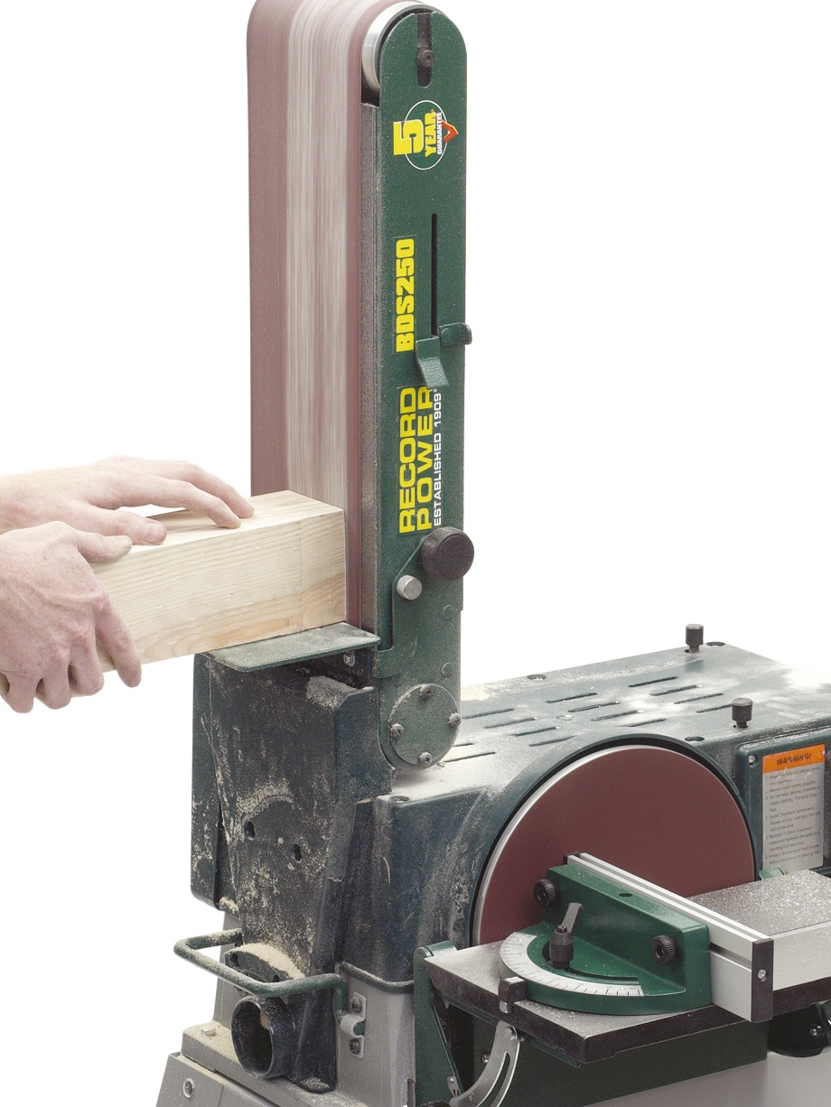 RECORD POWER Band- und Tellerschleifmaschine BDS250