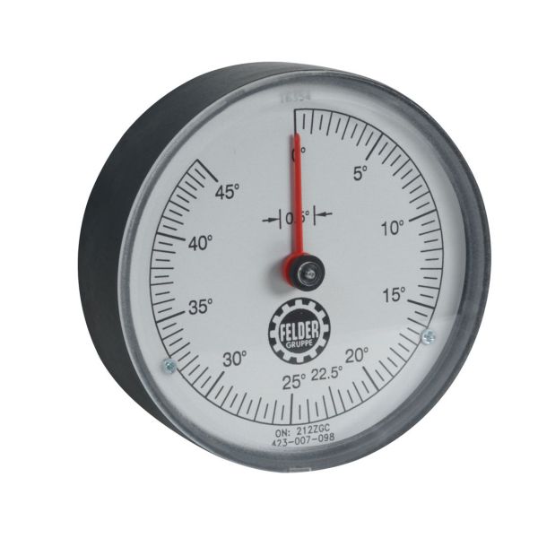 Gradanzeige der Frässchwenkung im Handrad