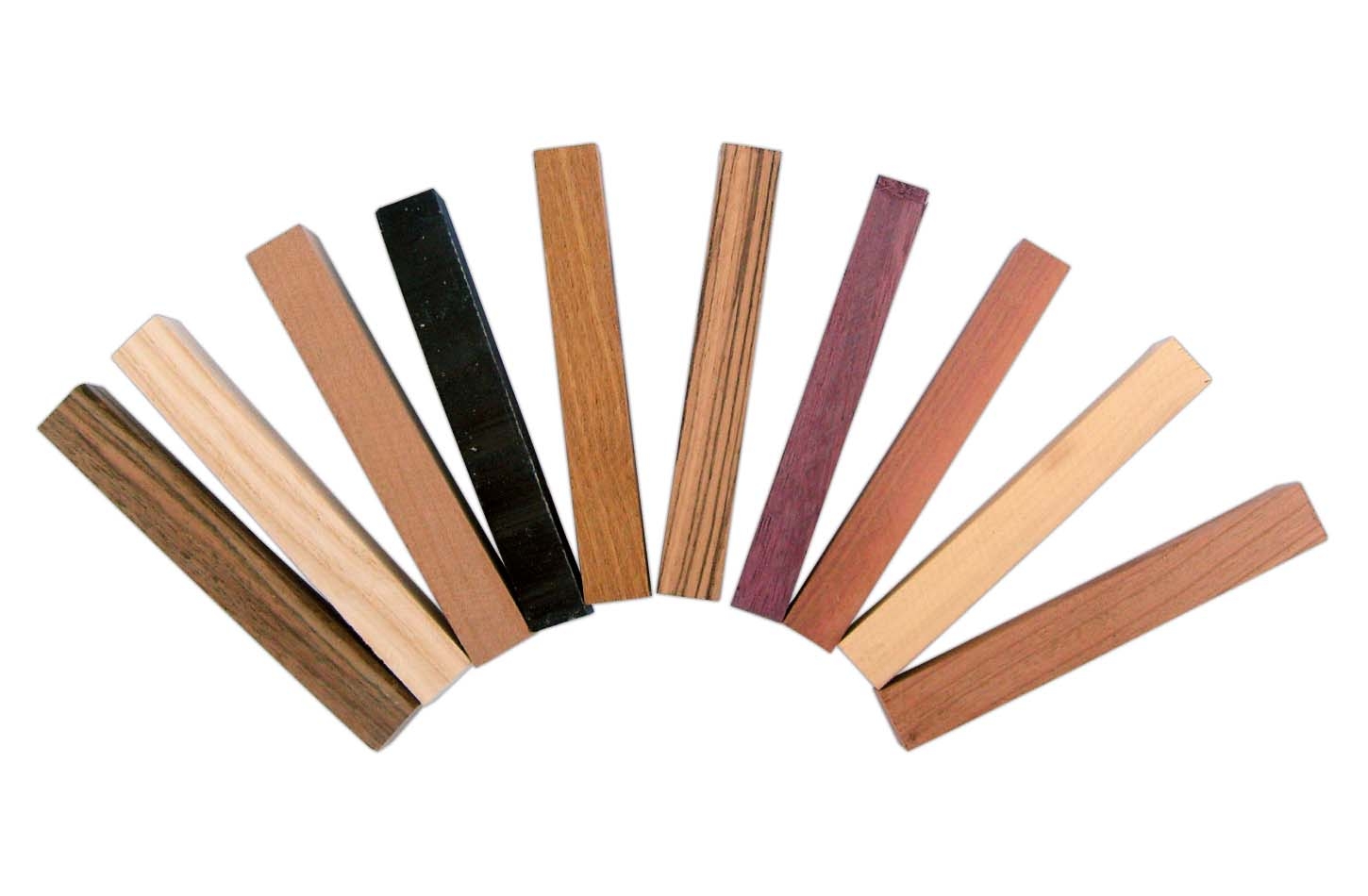 Drechselholz zum Kugelschreiber Drechseln, 10 Stk.