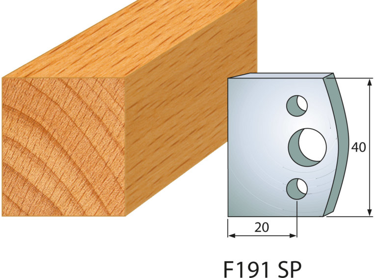Abweiser, B= 40 mm, L= 20 mm (1 Paar) Nr. 20