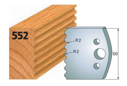 Abweiser, B= 50 mm (1 Paar) Nr. 552