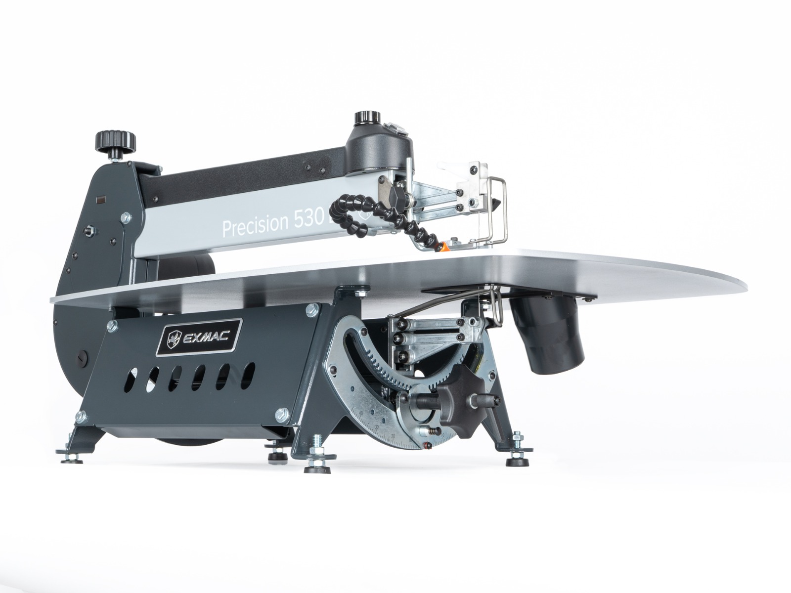 EXMAC Dekupiersäge PRECISION 530BT „Big Table” mit Untergestell