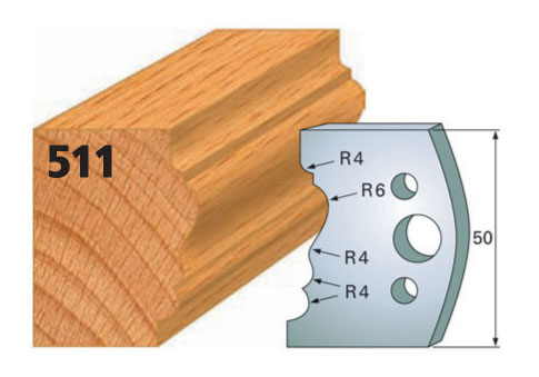 Abweiser, B= 50 mm (1 Paar) Nr. 511