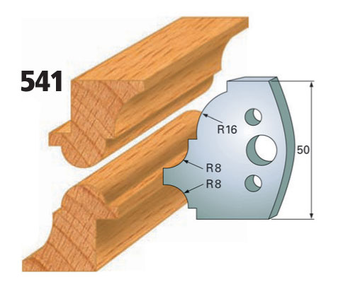 Abweiser, B= 50 mm (1 Paar) Nr. 541