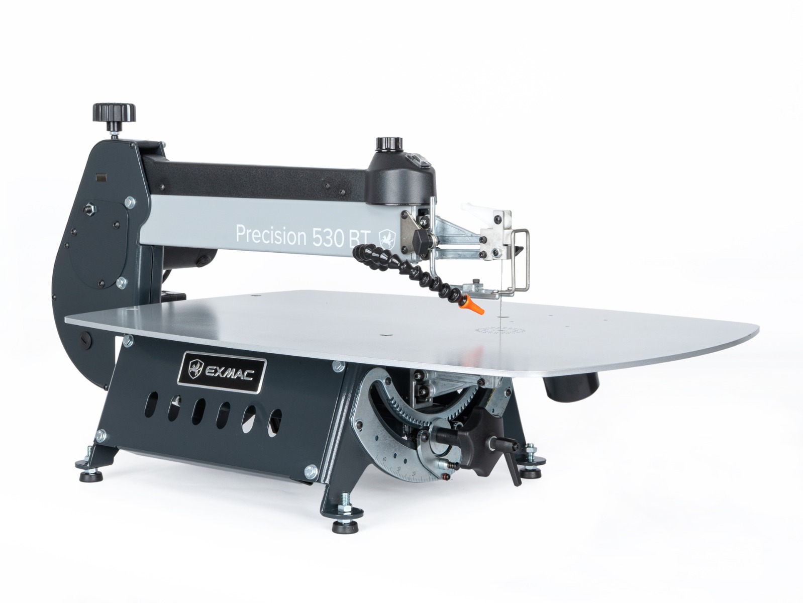 EXMAC Dekupiersäge PRECISION 530BT „Big Table” mit Untergestell