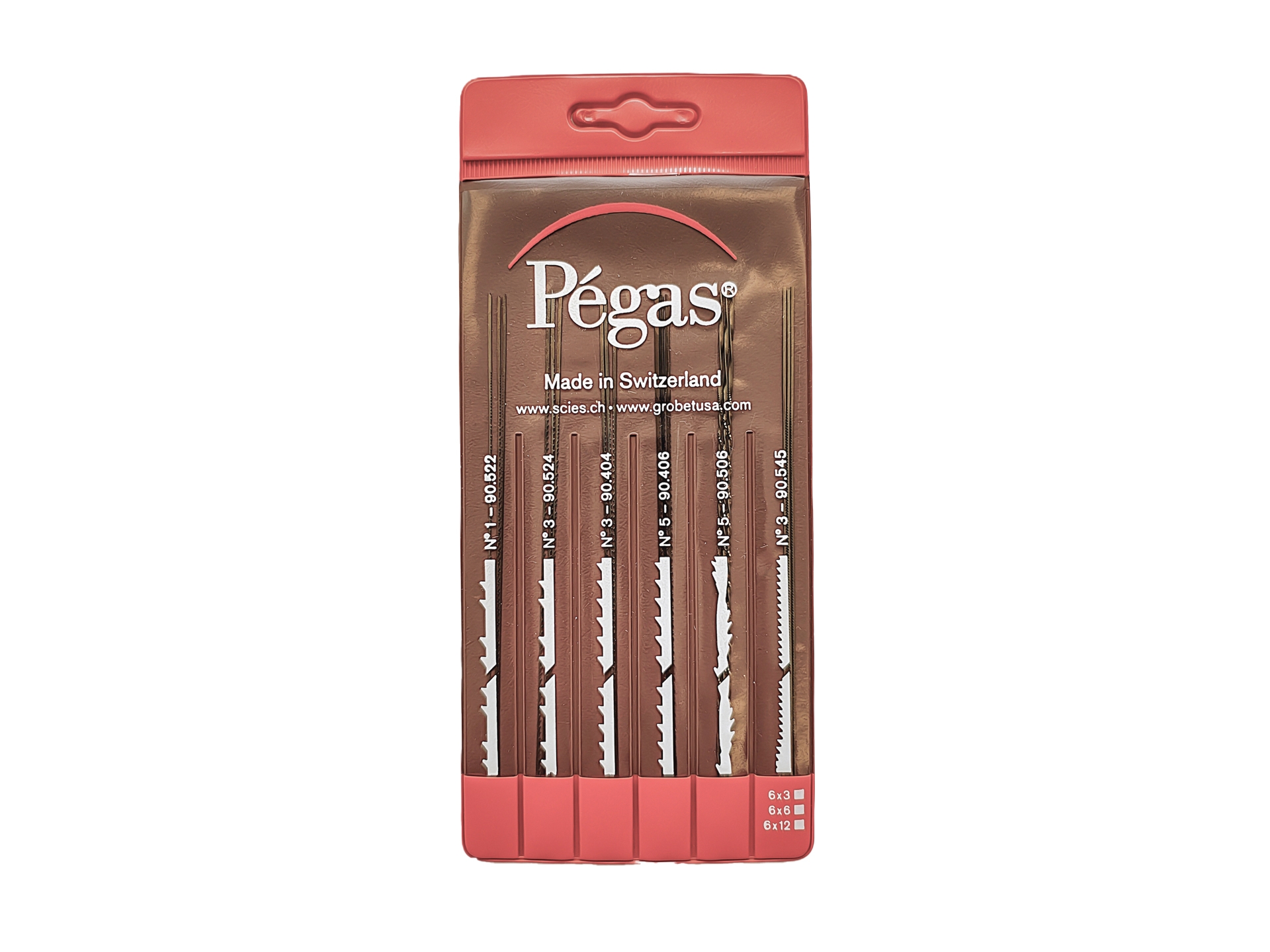 PEGAS Laubsägeblätter SET MANUAL ZPE-90.6X12DI