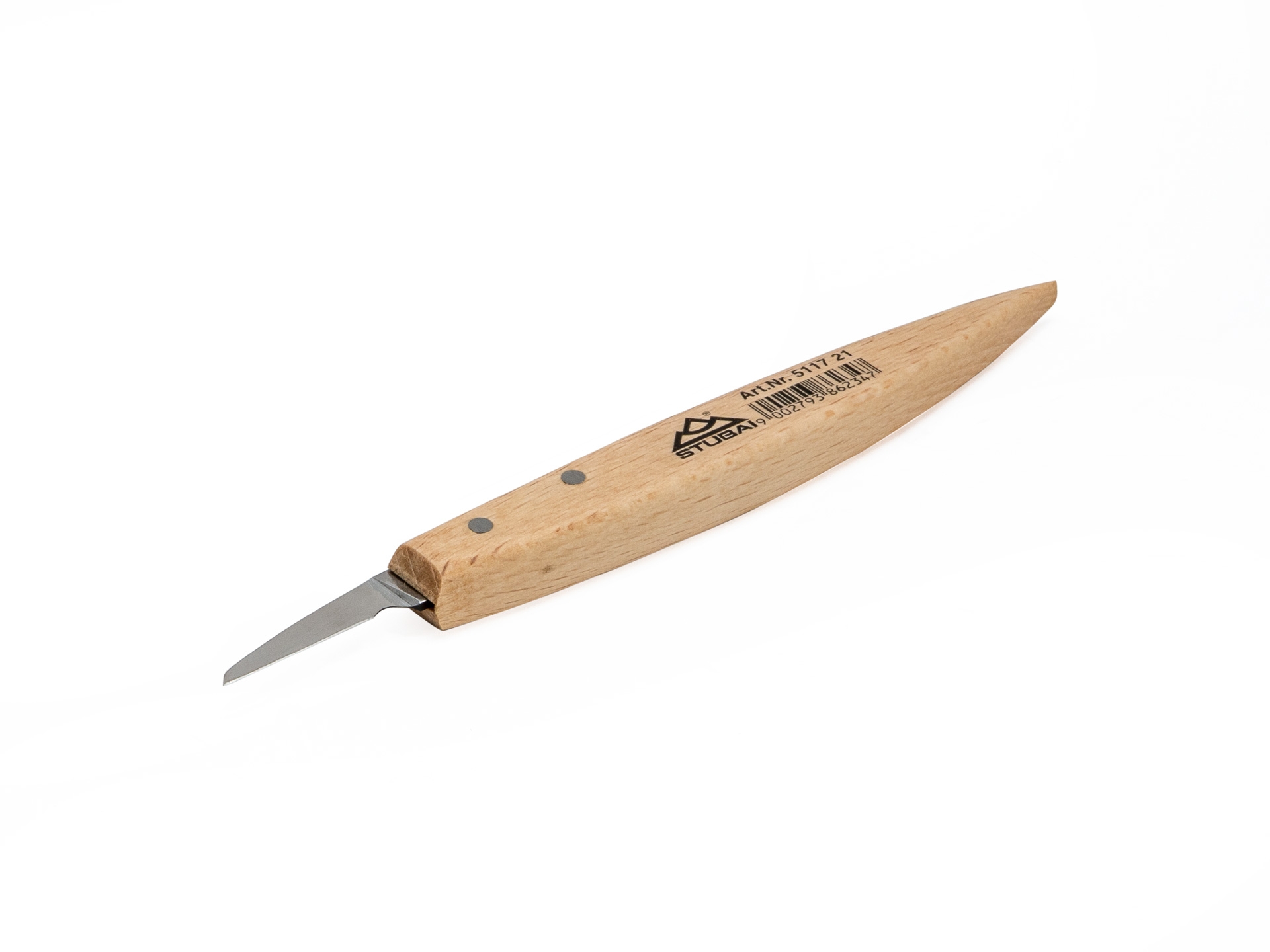STUBAI Kerbschnitzmesser, gerade