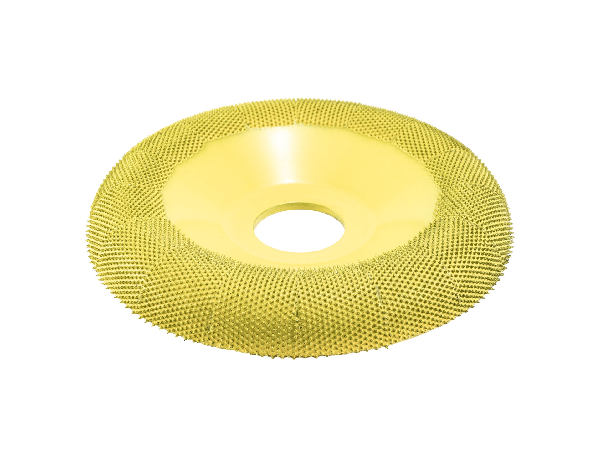 SABURRTOOTH 100 mm Frässcheibe, gewölbt, fein/gelb