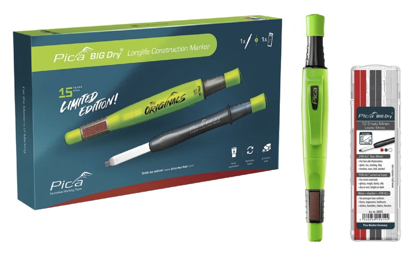 PICA-BIG-Dry Longlife Construction Marker SET