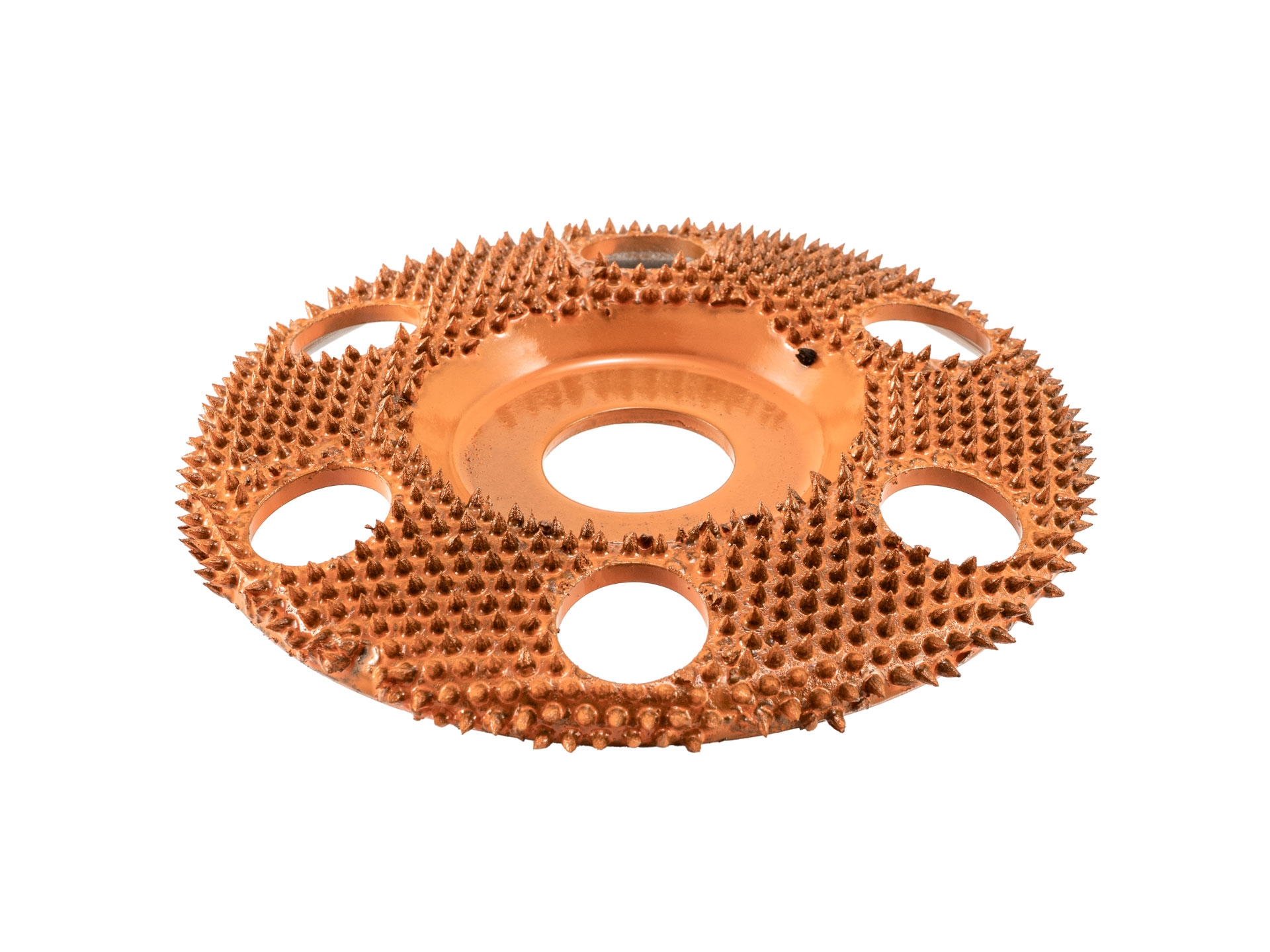 SABURRTOOTH 100 mm Frässcheibe, flach, gelocht, sehr grob/orange