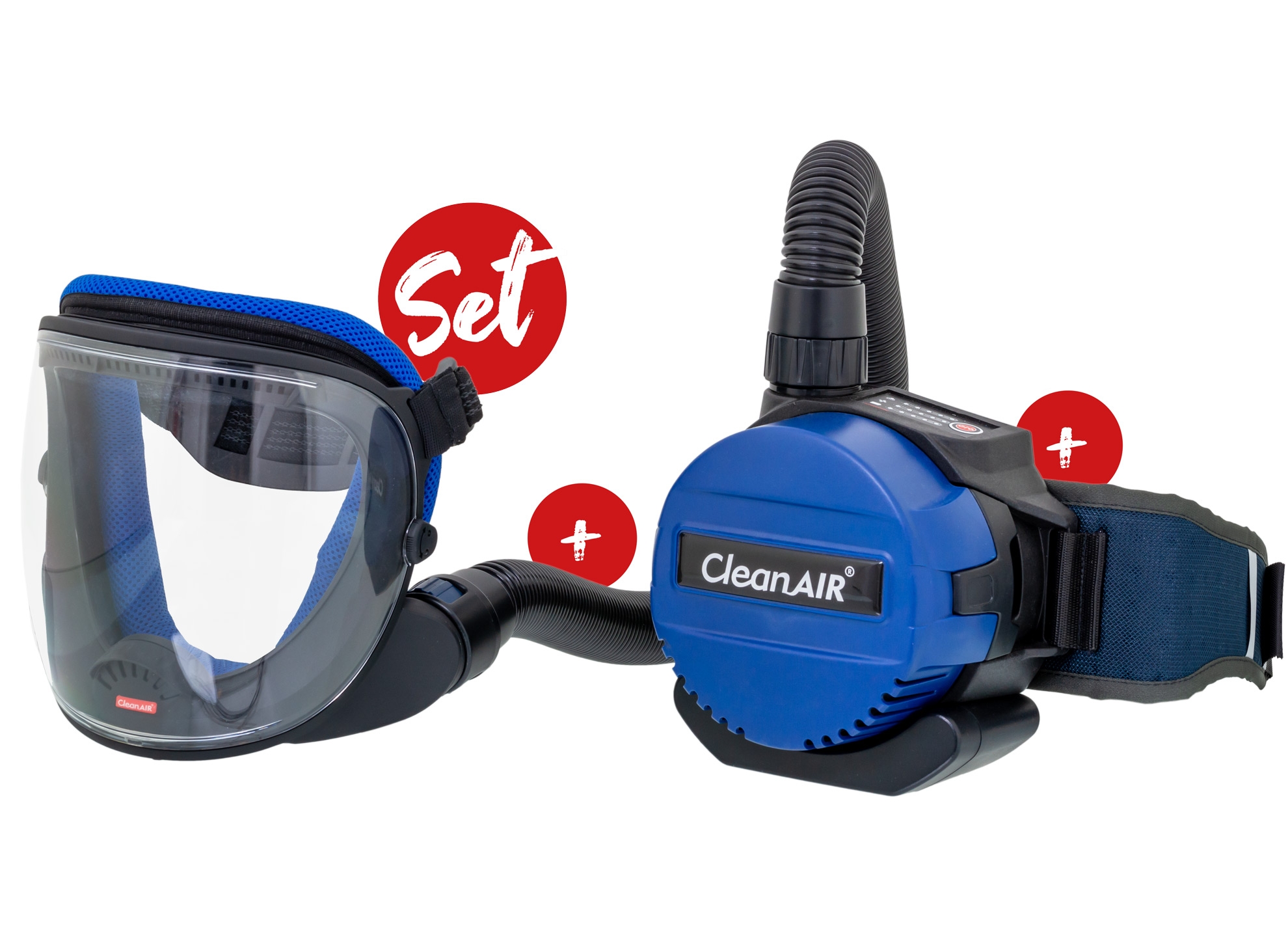 CleanAIR Atemschutzsystem "Drechsler/Tischler" Komplettset