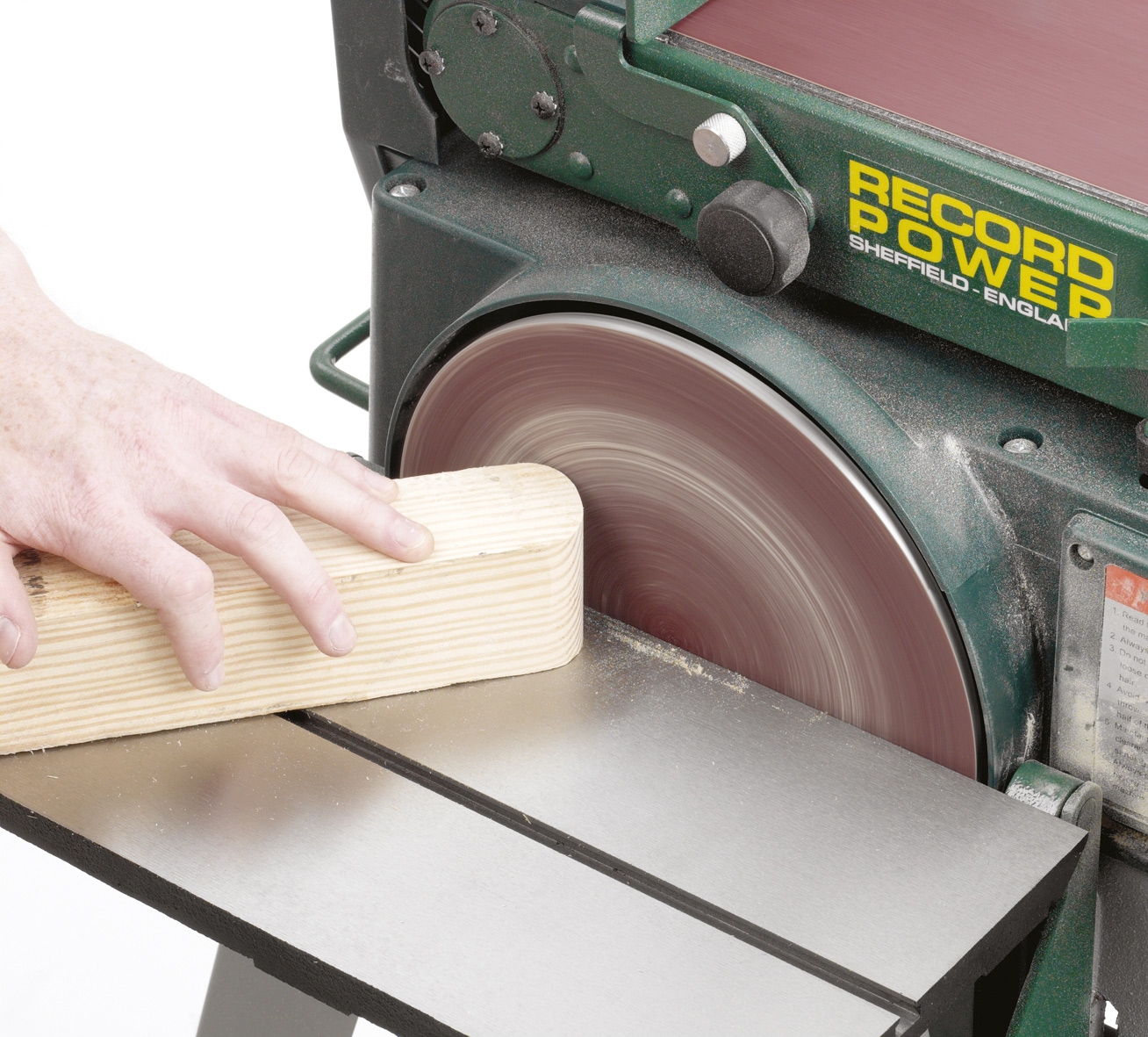 RECORD POWER Band- und Tellerschleifmaschine BDS250