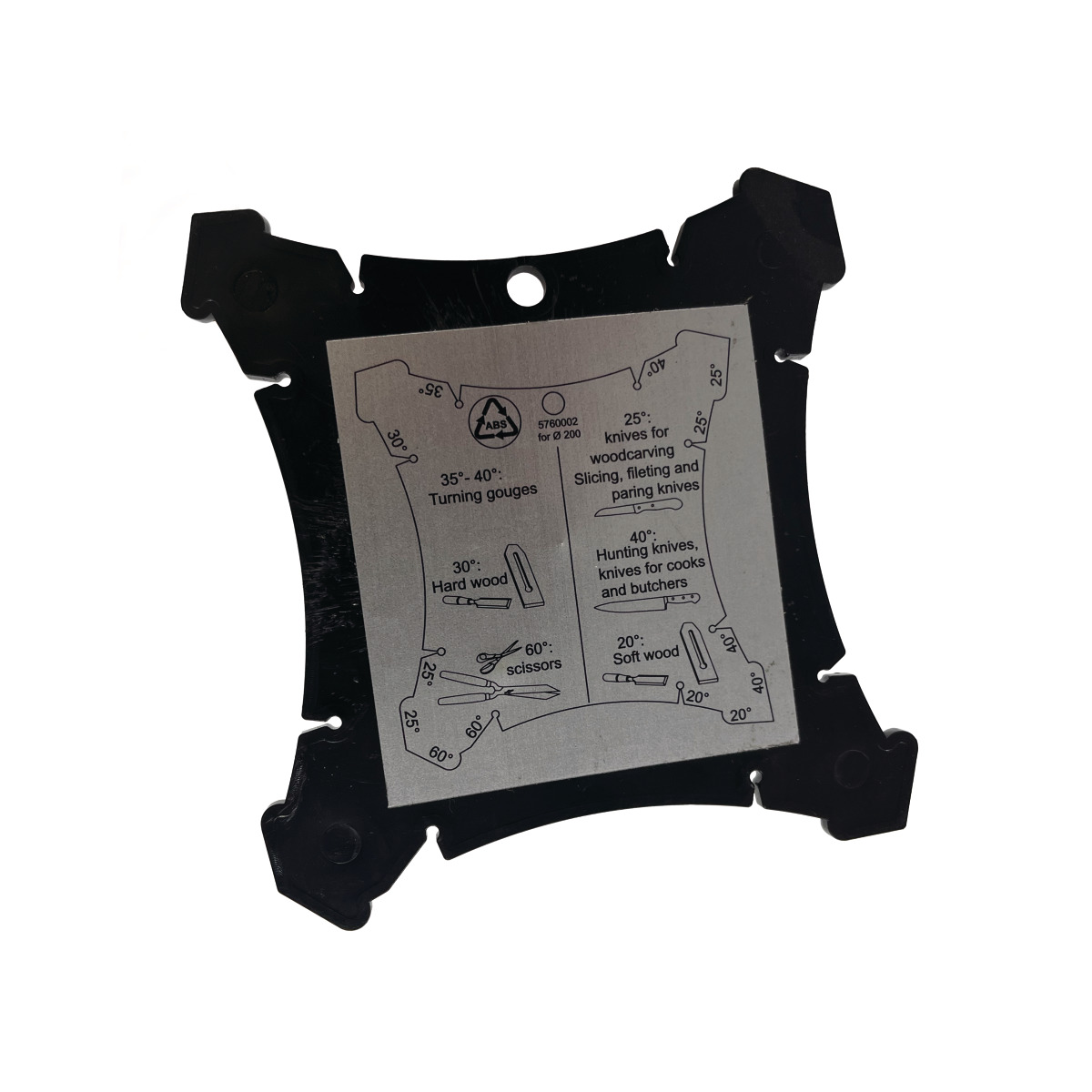 Holzkraft Winkellehre für Schleifstein