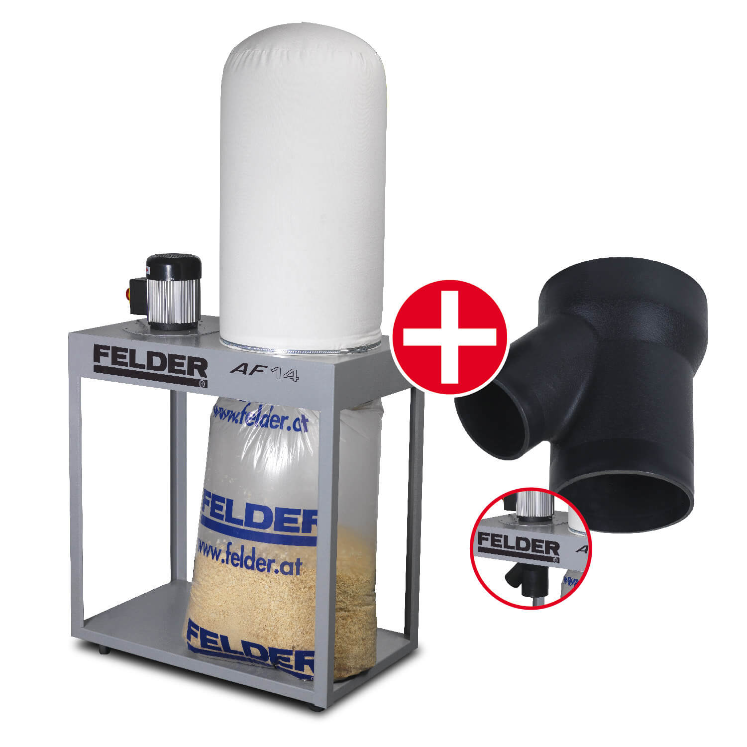 FELDER Absaug-Set AF 14 mit Verteiler, 3x 400 V
