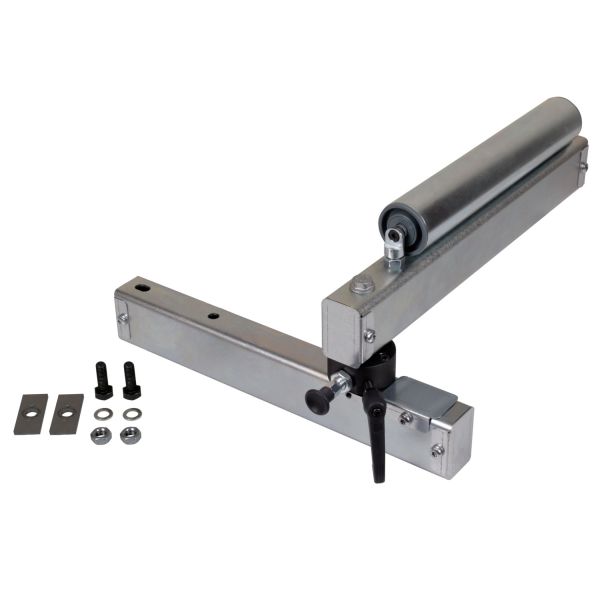 Vordere Auflagerolle, ein-und ausschwenkbar