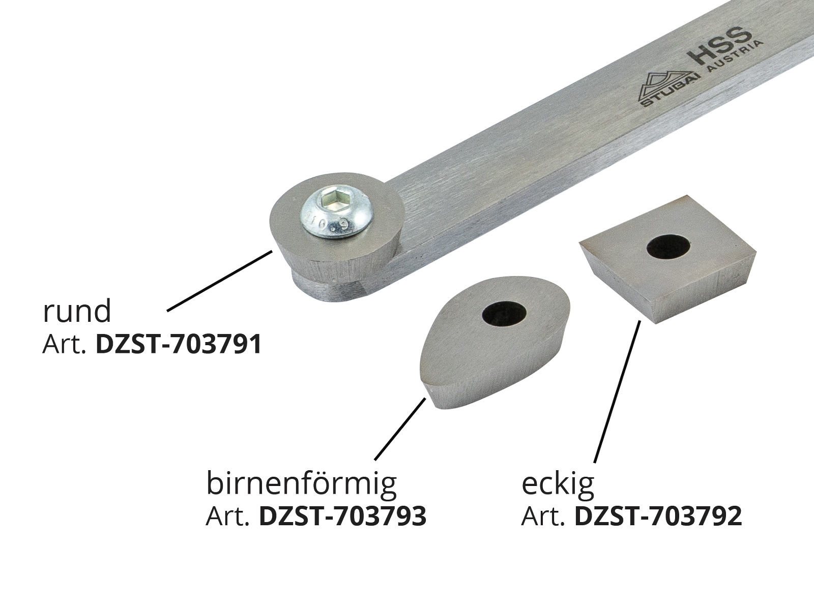 STUBAI Wechselklingen HSS Multi-Tip