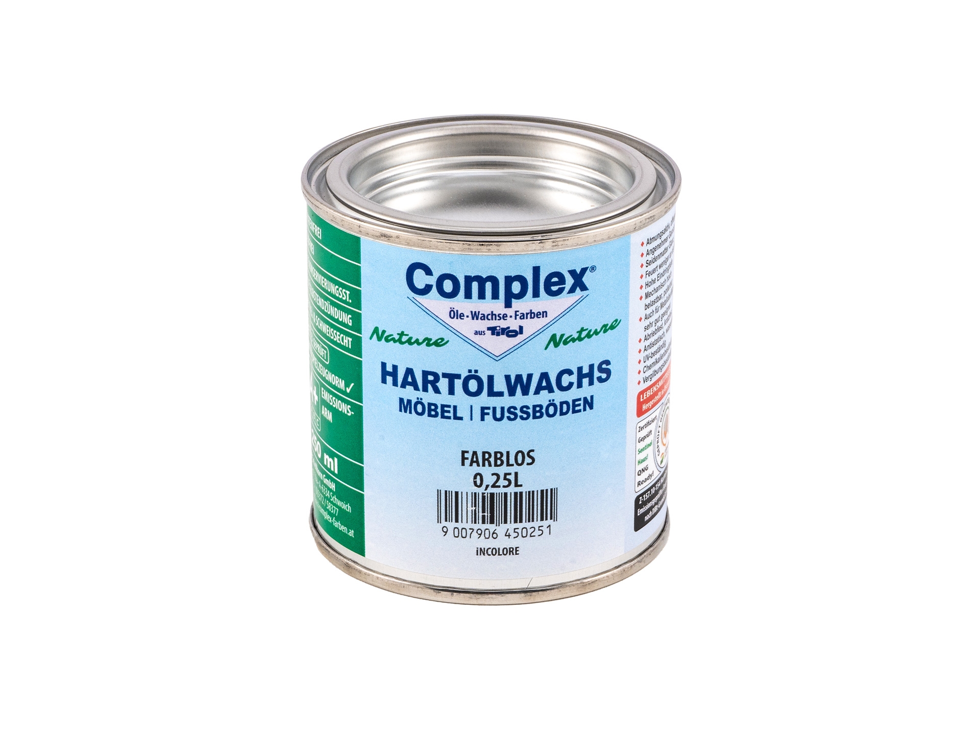 COMPLEX Hartölwachs Naturweiß, 1 l