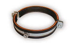 Rohrhalterung mit Dämmeinlage