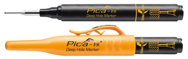 PICA-Ink Tieflochmarker Schwarz