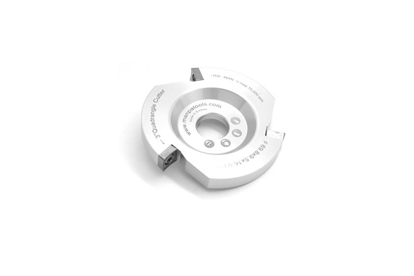 MANPA TOOLS 3"-Frässcheibe mit quadratischen Schneiden