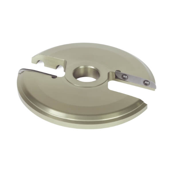 HW-WPL Abplattfräser Alu eloxiert