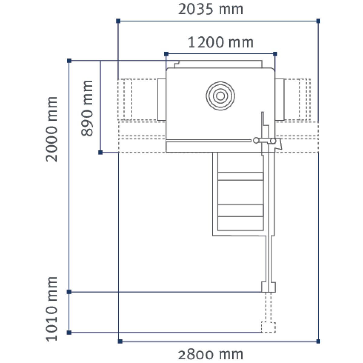Holzkraft Tischfräse twf 55 es M 3 UP minimax