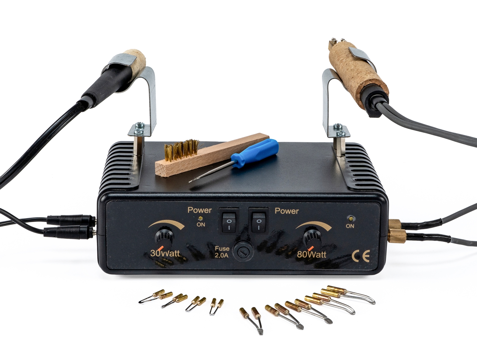 Brandmalerei Brennstationen