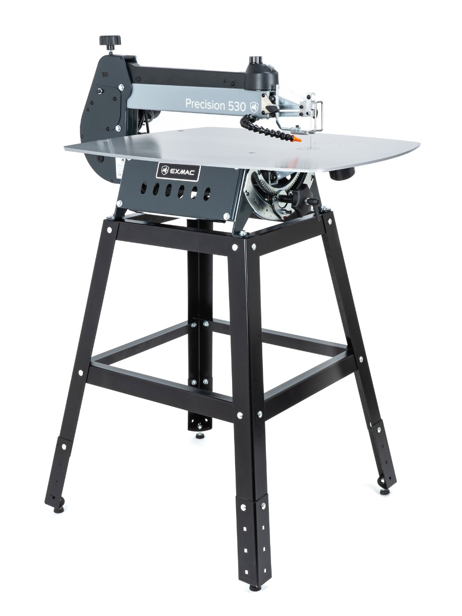 EXMAC Dekupiersäge PRECISION 530BT „Big Table” mit Untergestell