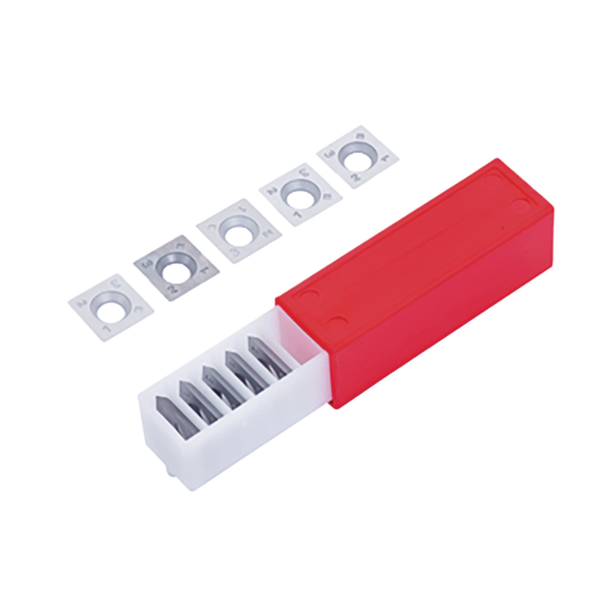 Holzstar HM-Wendeplatten für Spiralmesserwelle